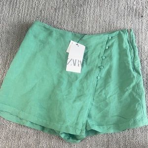 Green skort